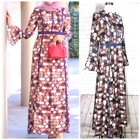 Anna Hariri Dresses & Skirts - ⏳••NWT🤩 |•ANNA HARIRI•| Lokum Maxi Long Sleeve Dress